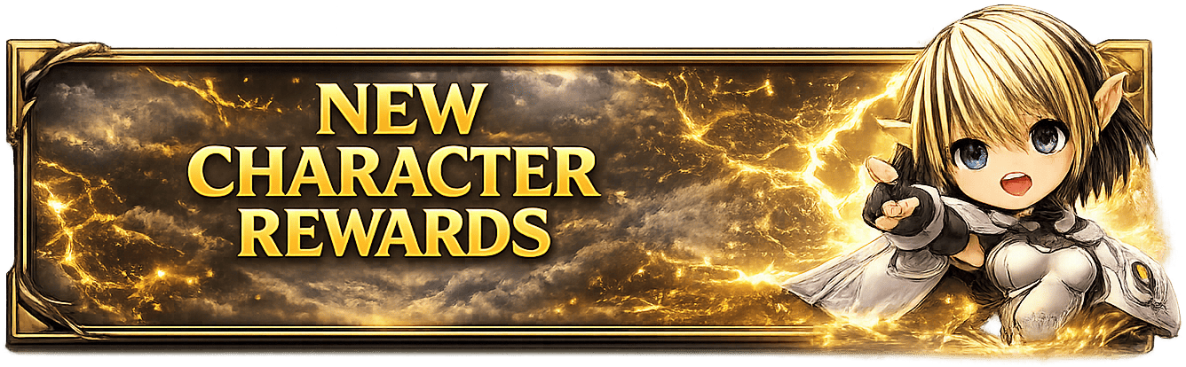 New Character Rewards